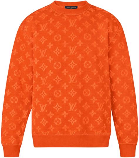 lv orange sweater|louis vuitton cloud hoodie.